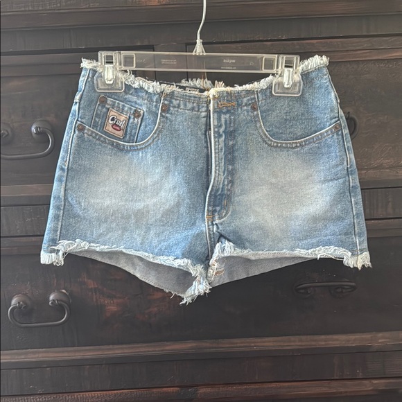 Cruel Girl Pants - Cruel Girl Blue Jean Shorts Distressed Frayed Hem